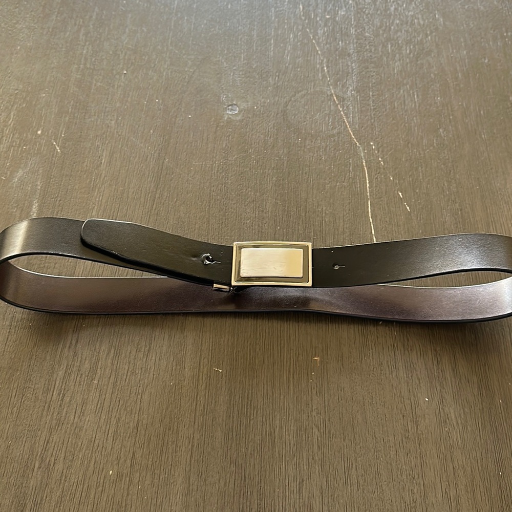 Mens belt, reversible, brown and black